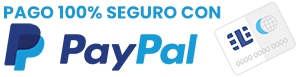 Pago 100% seguro con paypal