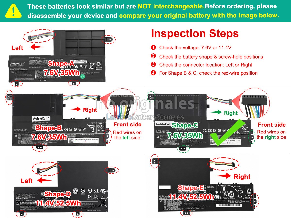 bateria para Lenovo YOGA 510-15ISK