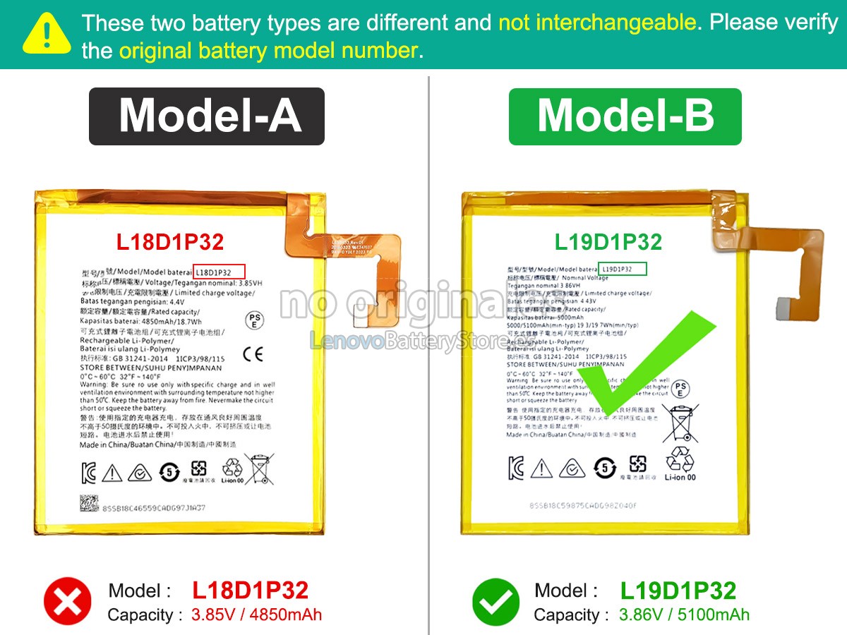 bateria para Lenovo TB328FU