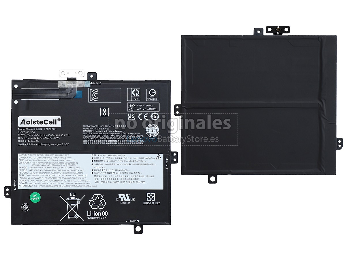 bateria para Lenovo IdeaPad DUET 3 11IAN8-82XK003EGE