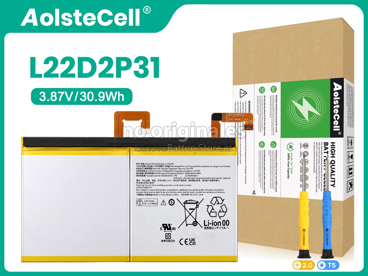 bateria para Lenovo TAB P11 PRO (2ND GEN) TB132FU-ZAB50101US