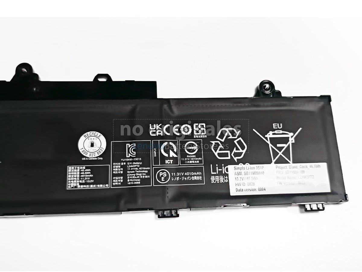 bateria para Lenovo ThinkPad L16 GEN 2-21SA0039AT