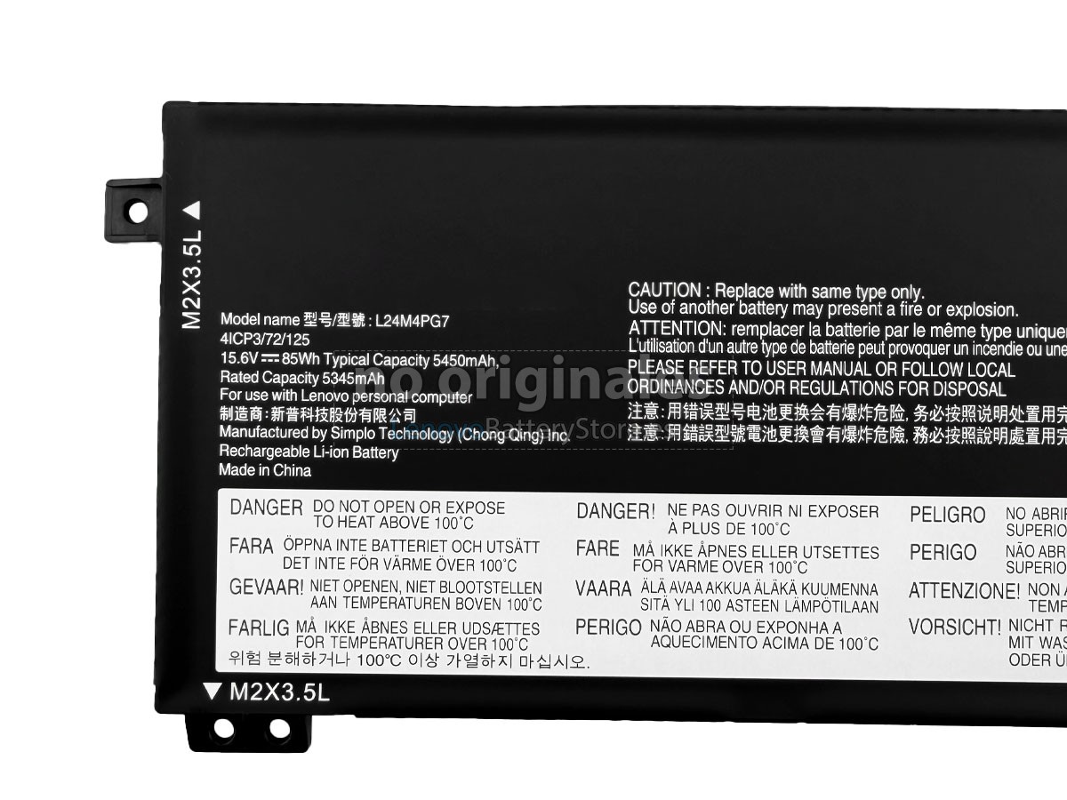 bateria para Lenovo L24N4PG7