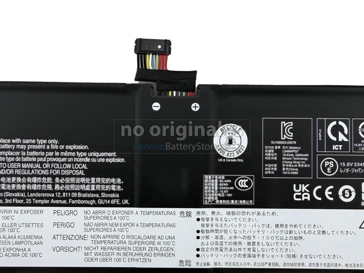 bateria para Lenovo L24N4PG7