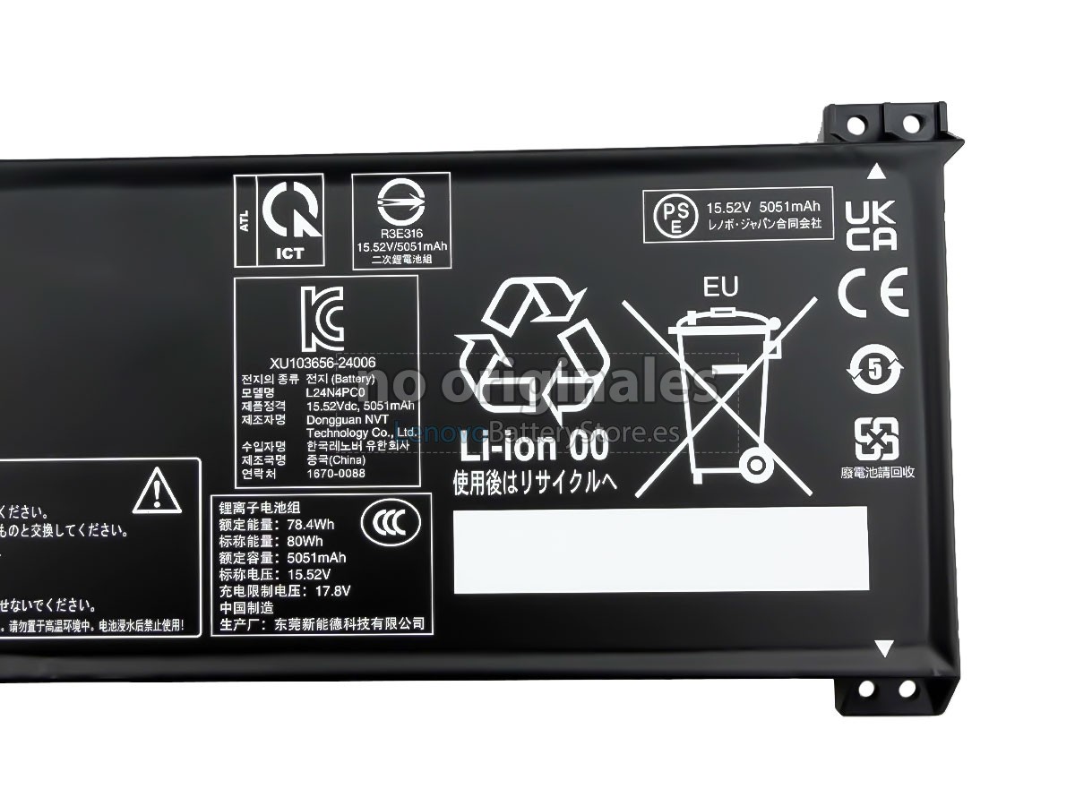 bateria para Lenovo LOQ 15IRX10-83JE012CMH