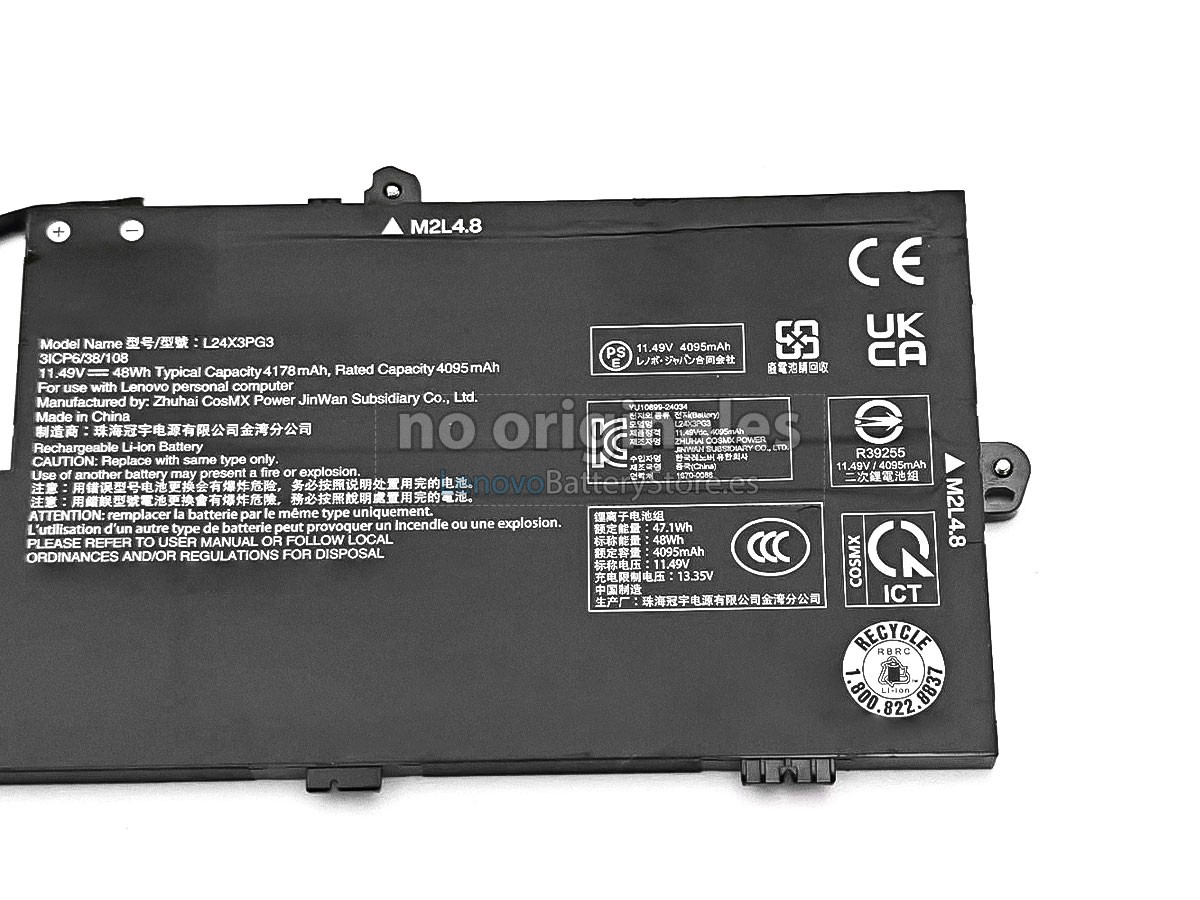 bateria para Lenovo L24M3PG3