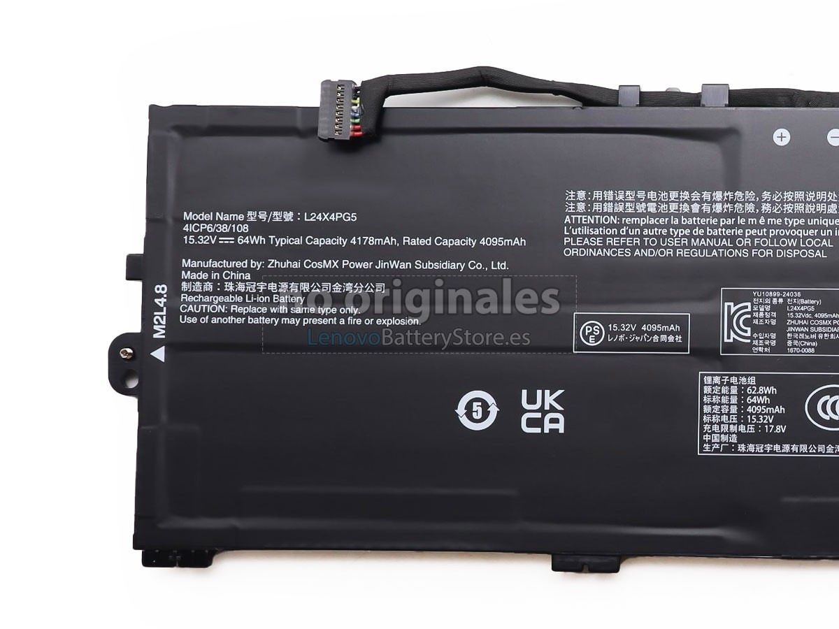 bateria para Lenovo L24B4PG5